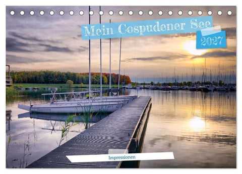 Mein Cospudener See (Tischkalender 2027 DIN A5 quer), CALVENDO Monatskalender