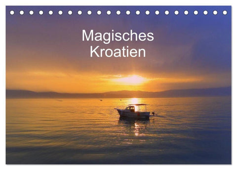 Magisches Kroatien (Tischkalender 2027 DIN A5 quer), CALVENDO Monatskalender