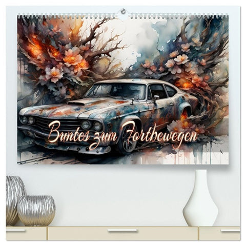Buntes zum Fortbewegen (hochwertiger Premium Wandkalender 2026 DIN A2 quer), Kunstdruck in Hochglanz