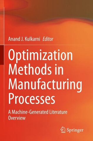 Optimization Methods in Manufacturing Processes