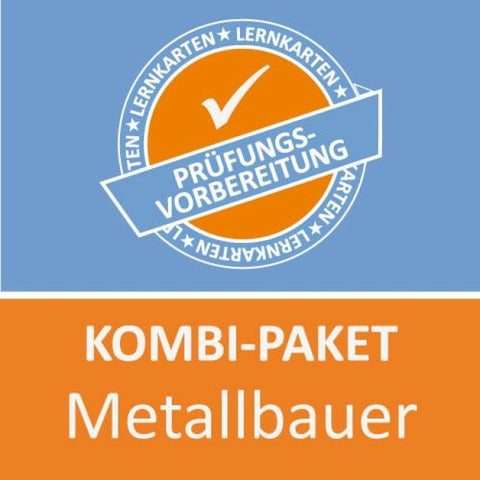 Kombi-Paket Metallbauer FR Konstruktionstechnik Lernkarten