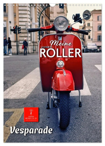 Meine Roller Vesparade (Wandkalender 2026 DIN A3 hoch), CALVENDO Monatskalender