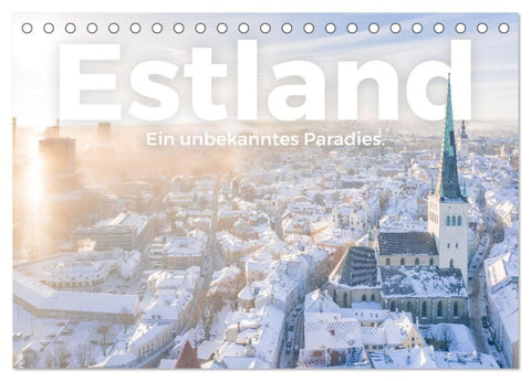 Estland - Ein unbekanntes Paradies. (Tischkalender 2027 DIN A5 quer), CALVENDO Monatskalender