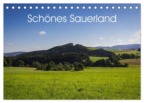 Schönes Sauerland (Tischkalender 2027 DIN A5 quer), CALVENDO Monatskalender