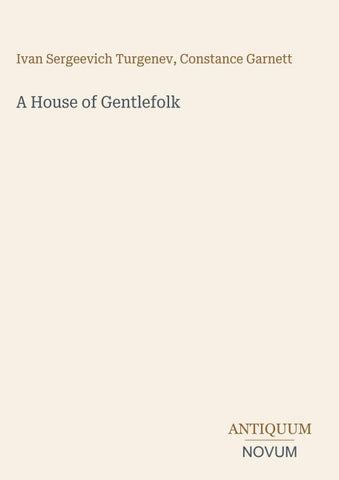 A House of Gentlefolk