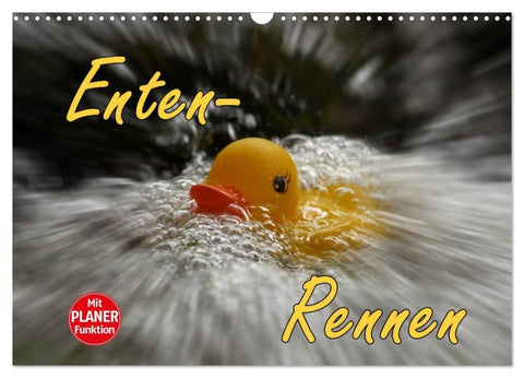 Enten-Rennen (Wandkalender 2027 DIN A3 quer), CALVENDO Monatskalender