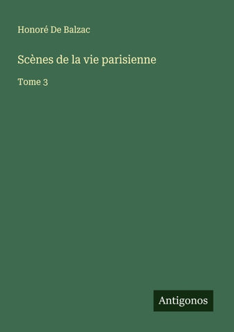 Scènes de la vie parisienne