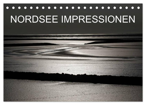 NORDSEE IMPRESSIONEN (Tischkalender 2026 DIN A5 quer), CALVENDO Monatskalender