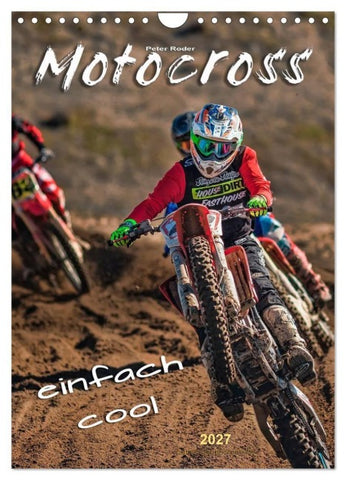 Motocross - einfach cool (Wandkalender 2027 DIN A4 hoch), CALVENDO Monatskalender
