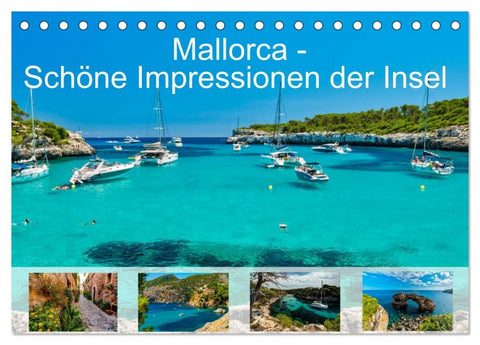 Mallorca - Schöne Impressionen der Insel (Tischkalender 2026 DIN A5 quer), CALVENDO Monatskalender