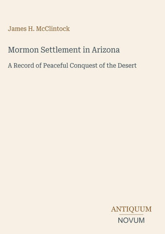 Mormon Settlement in Arizona