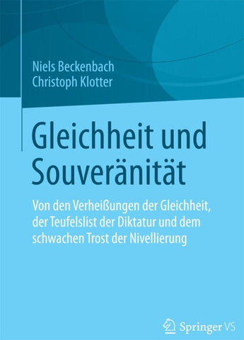 Gleichheit und Souveränität