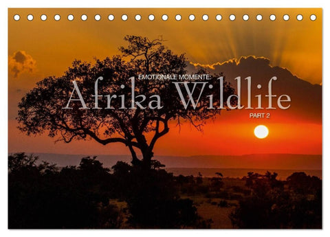 Emotionale Momente: Afrika Wildlife Part 2 / CH-Version (Tischkalender 2026 DIN A5 quer), CALVENDO Monatskalender