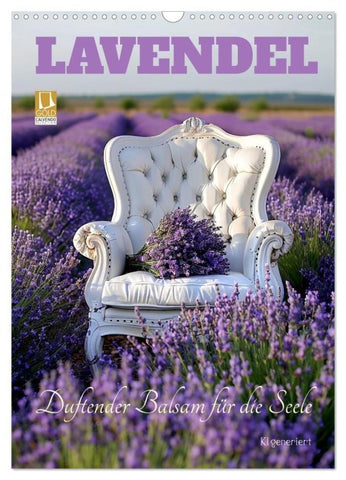 Lavendel (Wandkalender 2027 DIN A3 hoch), CALVENDO Monatskalender