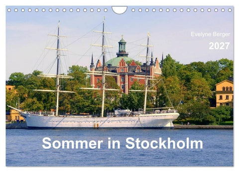 Sommer in Stockholm 2027 (Wandkalender 2027 DIN A4 quer), CALVENDO Monatskalender