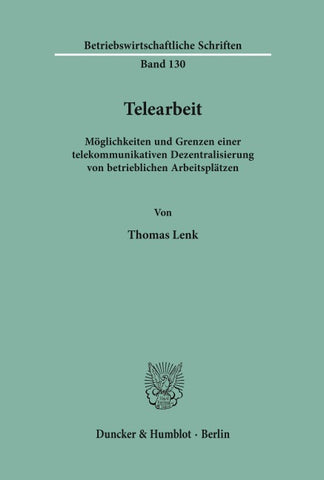 Telearbeit.