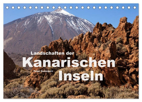 Landschaften der Kanarischen Inseln. (Tischkalender 2027 DIN A5 quer), CALVENDO Monatskalender