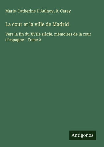 La cour et la ville de Madrid