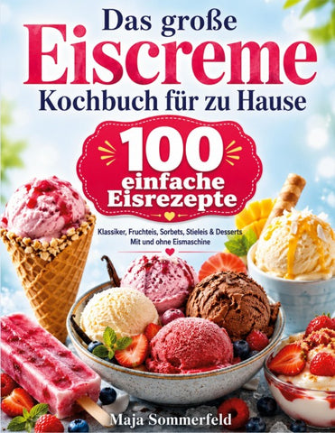 Das große Eiscreme Kochbuch für zu Hause