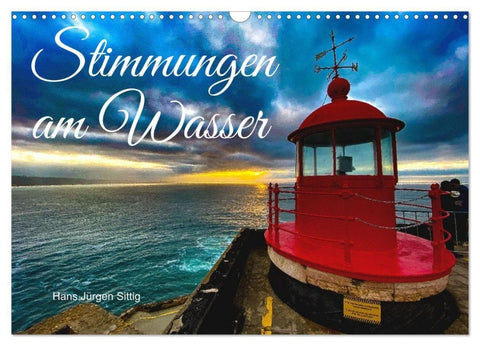 Stimmungen am Wasser (Wandkalender 2027 DIN A3 quer), CALVENDO Monatskalender