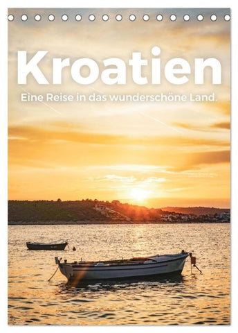 Kroatien - Eine Reise in das wunderschöne Land. (Tischkalender 2027 DIN A5 hoch), CALVENDO Monatskalender