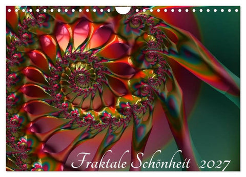 Fraktale Schönheit 2027 (Wandkalender 2027 DIN A4 quer), CALVENDO Monatskalender