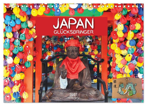 Japan Glücksbringer (Wandkalender 2027 DIN A4 quer), CALVENDO Monatskalender