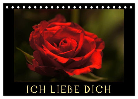 Ich liebe Dich (Tischkalender 2027 DIN A5 quer), CALVENDO Monatskalender