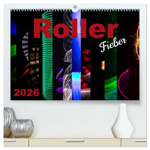 Roller Fieber (hochwertiger Premium Wandkalender 2026 DIN A2 quer), Kunstdruck in Hochglanz