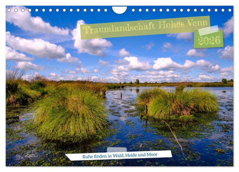 Traumlandschaft Hohes Venn (Wandkalender 2026 DIN A4 quer), CALVENDO Monatskalender