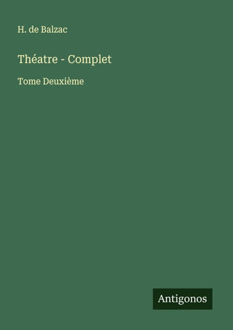 Théatre - Complet