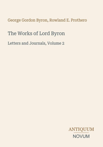 The Works of Lord Byron