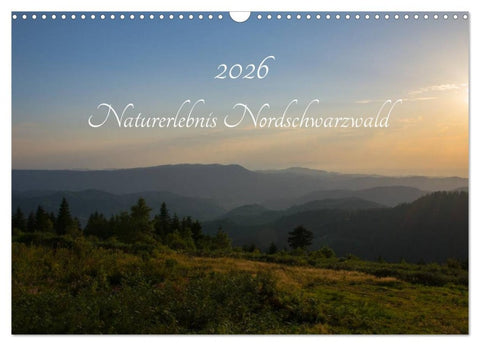 Naturerlebnis Nordschwarzwald (Wandkalender 2026 DIN A3 quer), CALVENDO Monatskalender