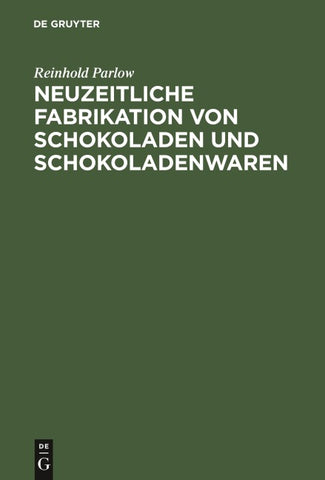 Neuzeitliche Fabrikation von Schokoladen und Schokoladenwaren