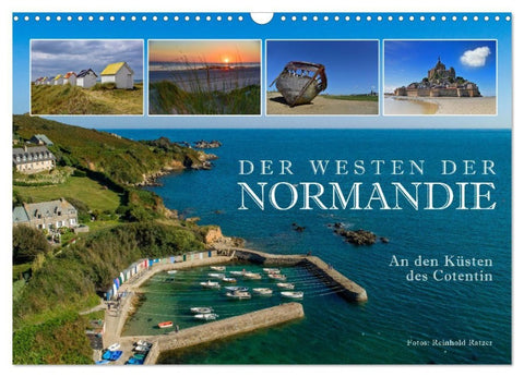 Der Westen der Normandie - An den Küsten des Cotentin (Wandkalender 2027 DIN A3 quer), CALVENDO Monatskalender