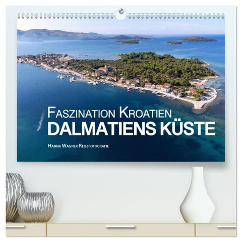 Faszination Kroatien - Dalmatiens Küste (hochwertiger Premium Wandkalender 2027 DIN A2 quer), Kunstdruck in Hochglanz