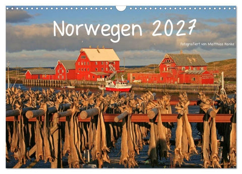 Norwegen 2027 (Wandkalender 2027 DIN A3 quer), CALVENDO Monatskalender