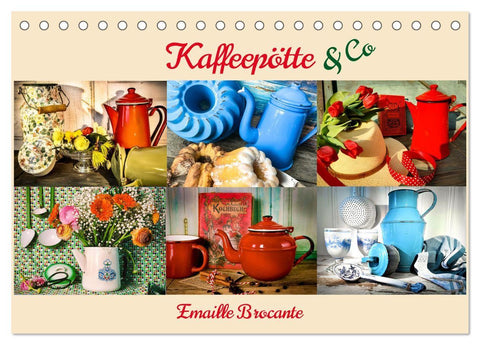 Kaffeepötte & Co (Tischkalender 2027 DIN A5 quer), CALVENDO Monatskalender