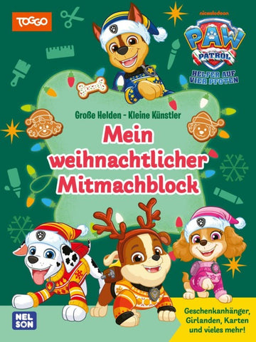 PAW Patrol Mitmachbuch: Mein weihnachtlicher Mitmachblock