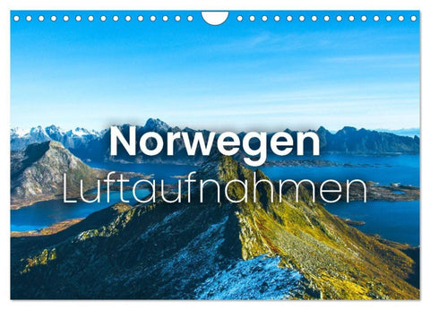 Norwegen Luftaufnahmen (Wandkalender 2027 DIN A4 quer), CALVENDO Monatskalender