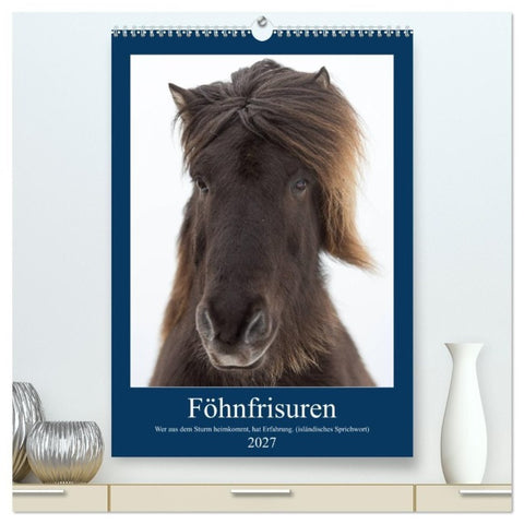 Föhnfrisuren (hochwertiger Premium Wandkalender 2027 DIN A2 hoch), Kunstdruck in Hochglanz