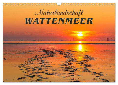 Naturlandschaft WATTENMEER (Wandkalender 2026 DIN A3 quer), CALVENDO Monatskalender
