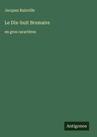 Le Dix-huit Brumaire