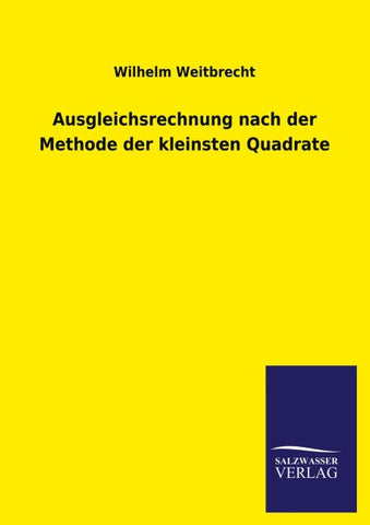 Ausgleichsrechnung nach der Methode der kleinsten Quadrate