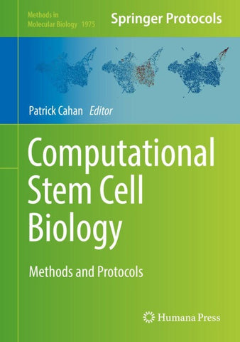 Computational Stem Cell Biology