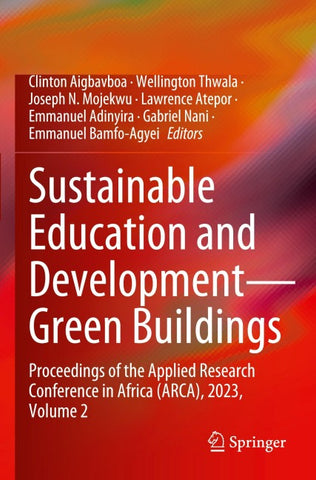 Sustainable Education and Development—Green Buildings