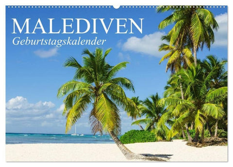 Malediven (Wandkalender 2027 DIN A2 quer), CALVENDO Monatskalender