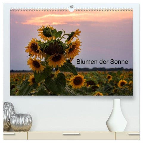 Blumen der Sonne (hochwertiger Premium Wandkalender 2027 DIN A2 quer), Kunstdruck in Hochglanz