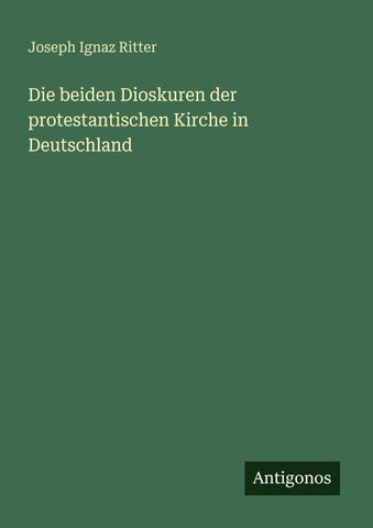 Die beiden Dioskuren der protestantischen Kirche in Deutschland