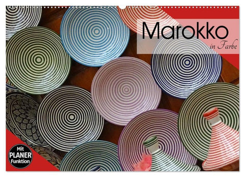 Marokko in Farbe (Wandkalender 2027 DIN A2 quer), CALVENDO Monatskalender